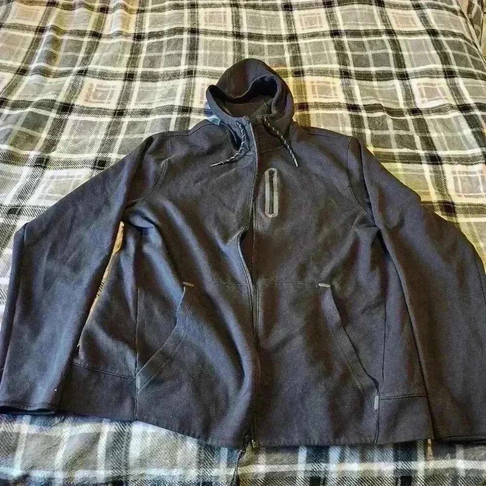 Old Navy black athletic, casual hoodie, XL - Picture 3 of 7